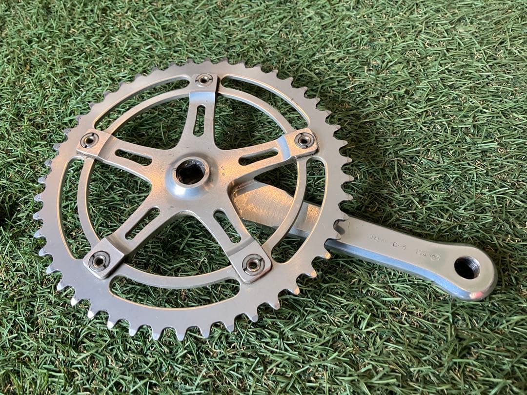 スギノ マイティコンペクランク 165mm チェーンリング47T NJS