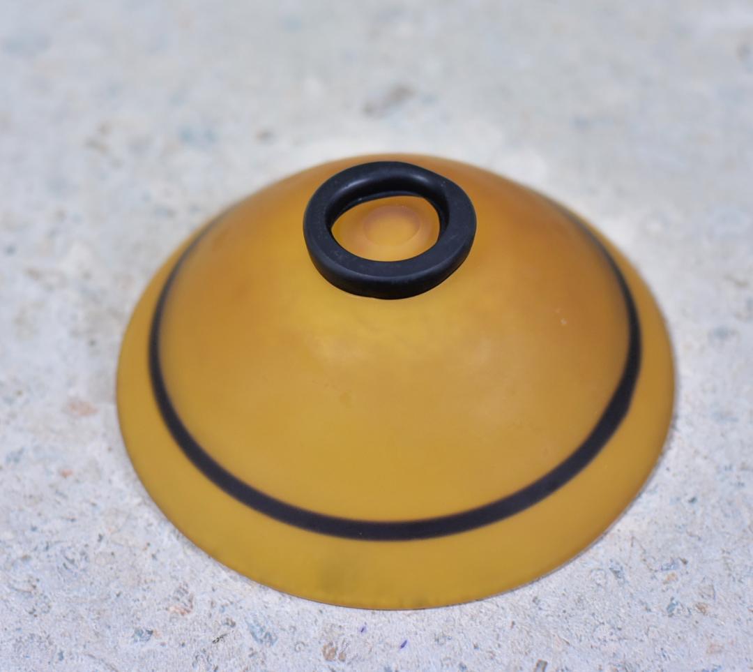 義山　銀箔清風平茶碗硝子　【極上品】お茶道具／共箱