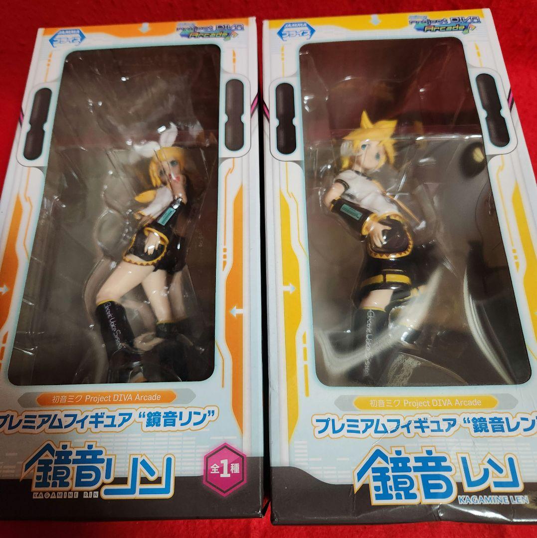 鏡音レン　鏡音リン　Project DIVA プレミアムフィギュア　２種　初音