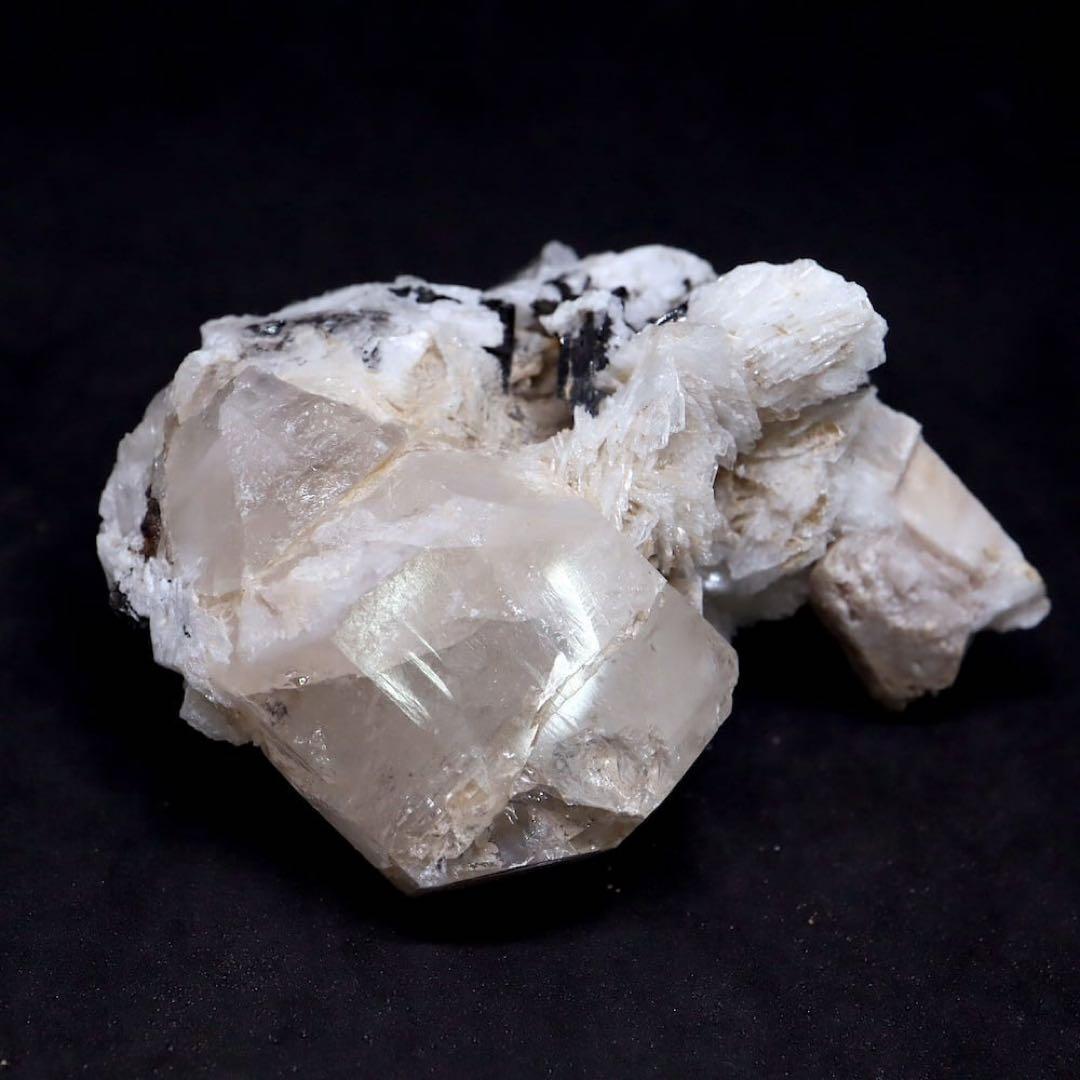 トパーズ トルマリン クリーブランダイト黄玉 179.8g TZ266原石 鉱物