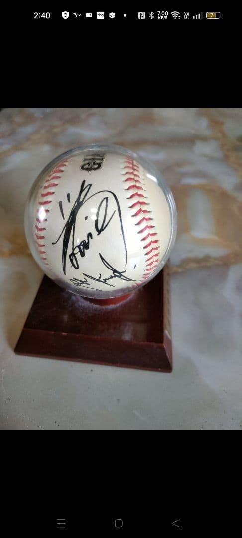 東京読売巨人軍 サイン入り野球ボール