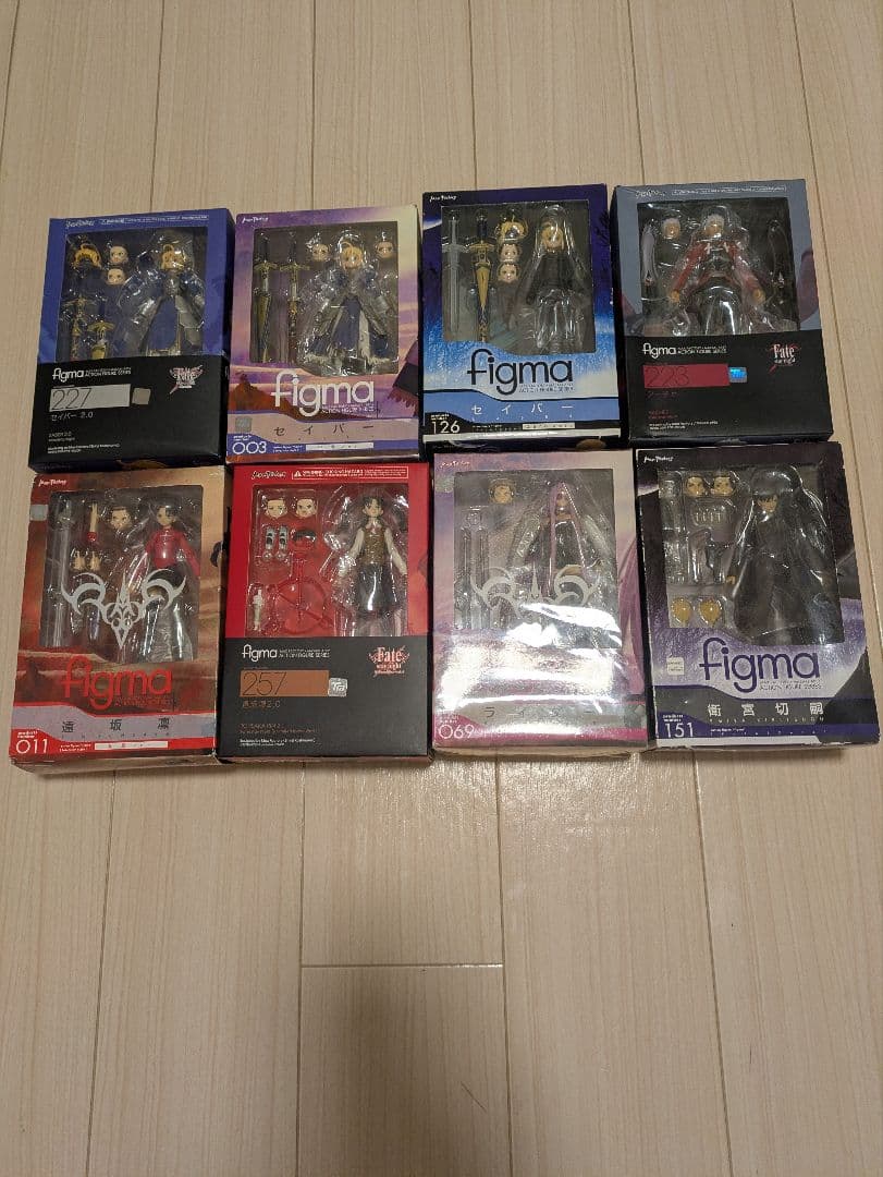 figma fate フィギュア8体セット