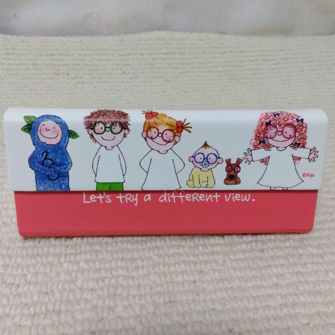 ココちゃん·͜·ᰔᩚ折り畳み式メガネ三角形ケース·͜·ᰔᩚ 手提げバッグ