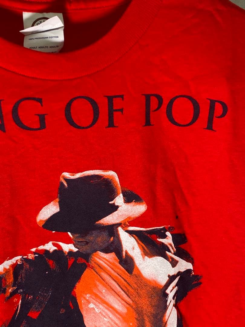 2492❣️ マイケルジャクソン　キング・オブ・ポップ ツアーTシャツ S