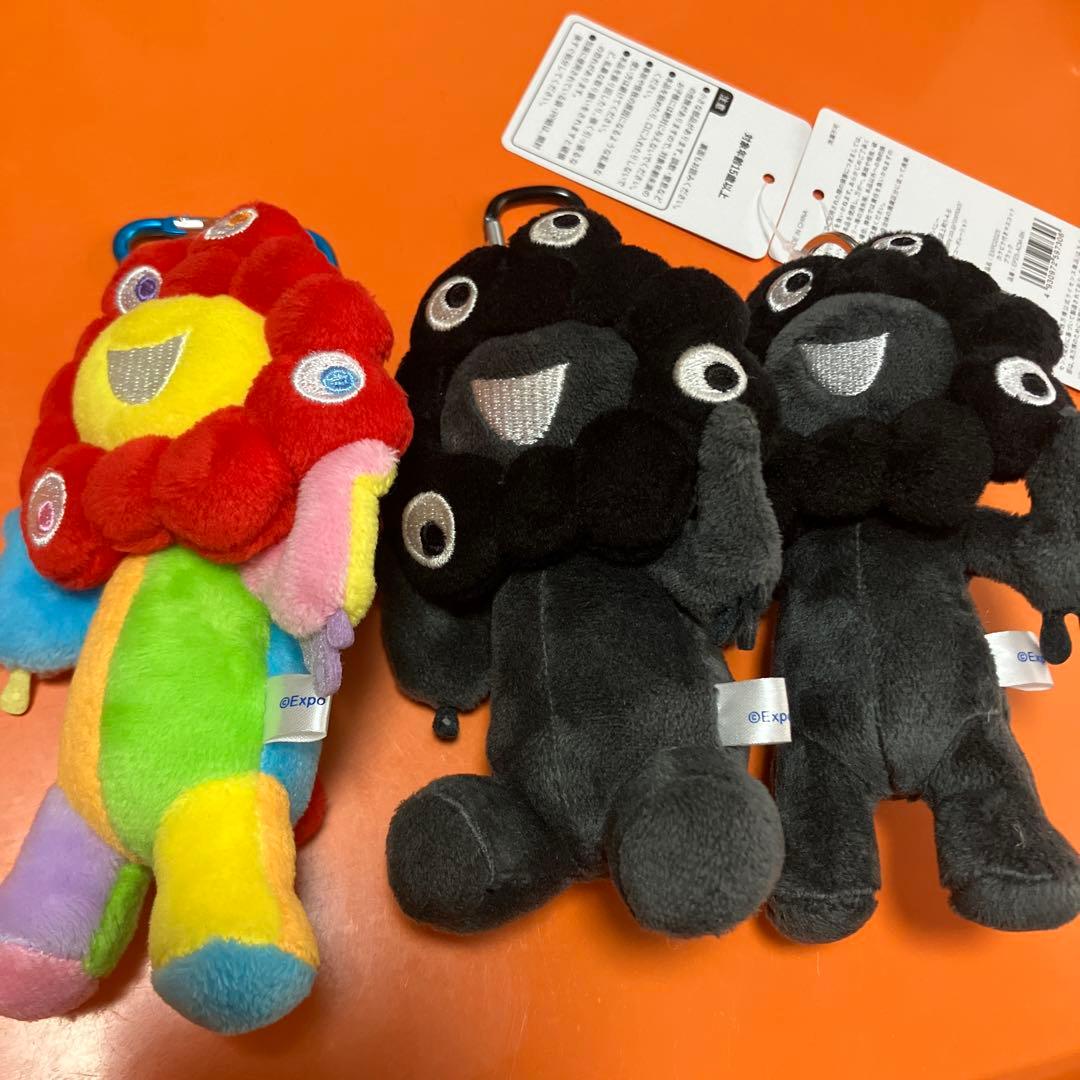 黒ミャクミャク　レインボー　３体セット　大阪　万博　会場　限定