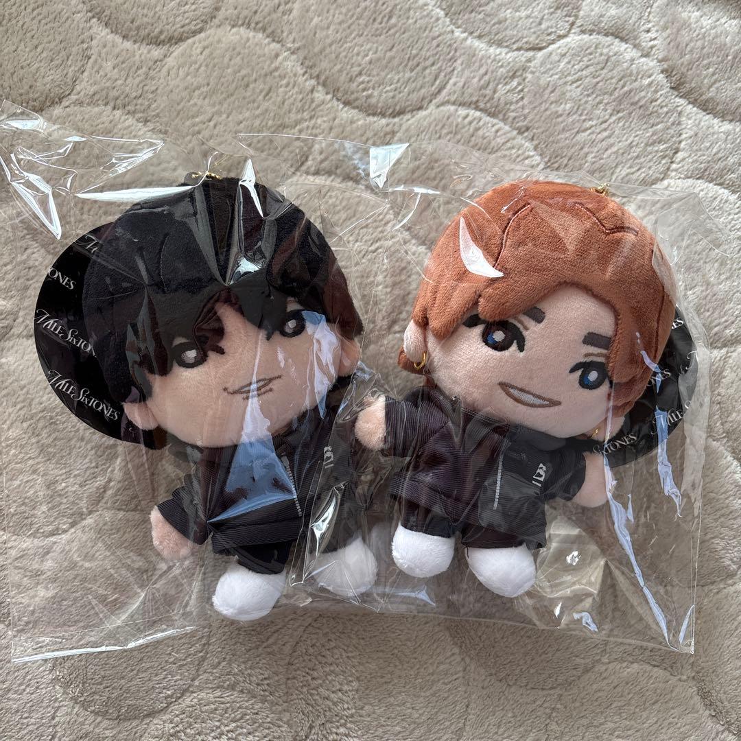 M　SixTONES 手つなぎぬいぐるみ 松村北斗 田中樹