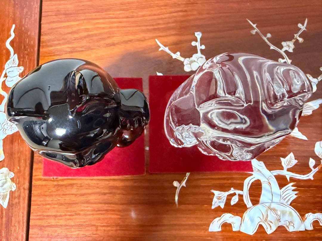 バカラ　招き猫 2体セット