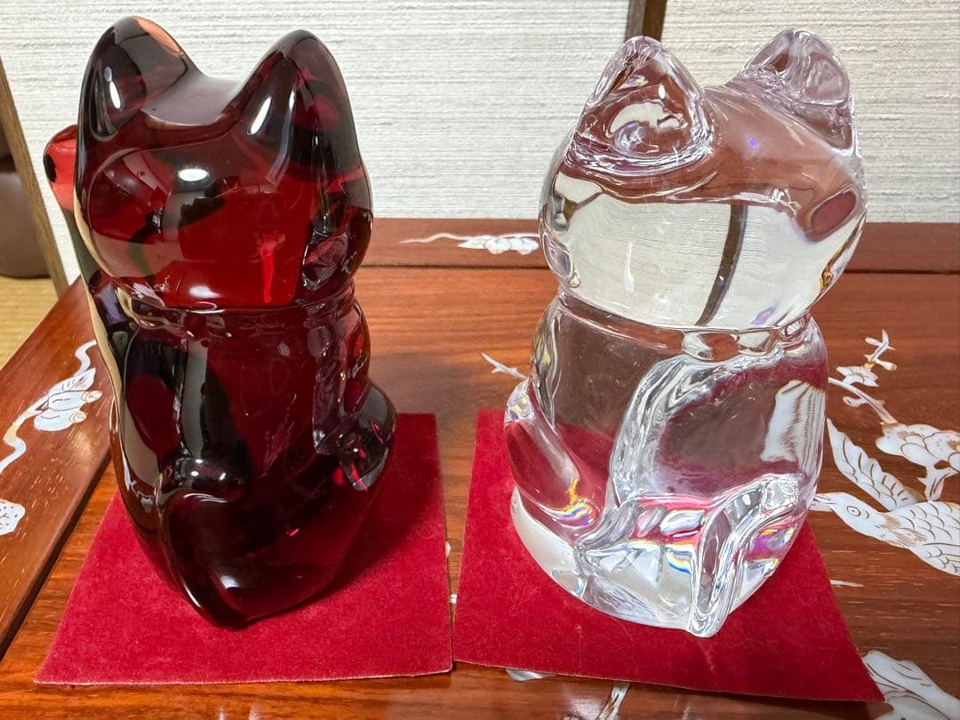 バカラ　招き猫 2体セット