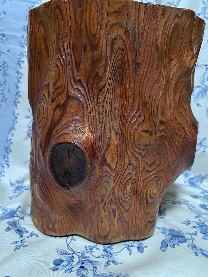 希少屋久杉　切り株置物