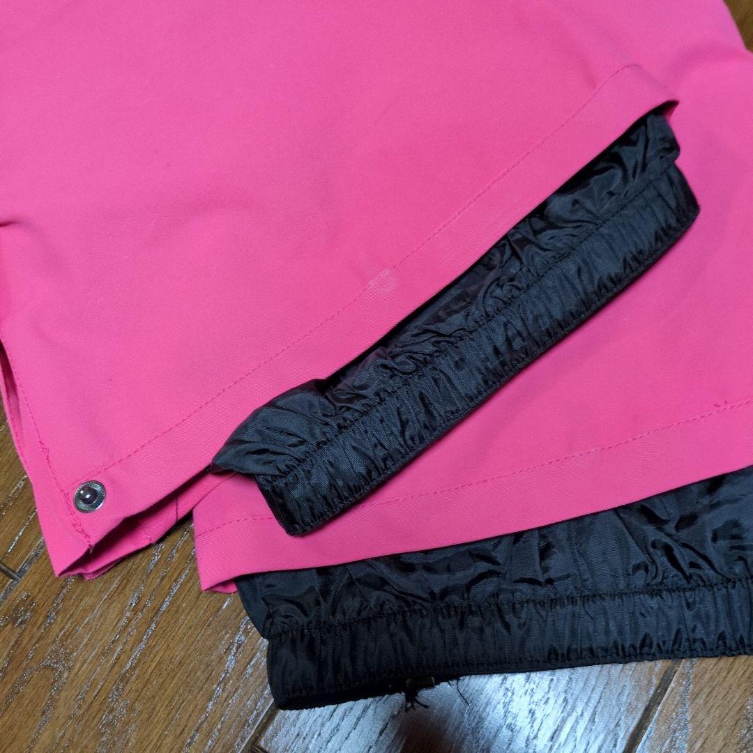 【美品】ROXY　スノボウェア　上下セット　総柄　オルテガ柄　ピンク　Ｓ