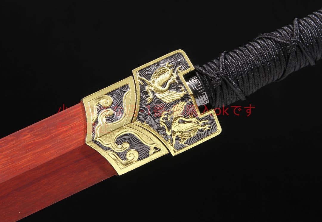 バイカラー四聖漢剣八面文形鋼 古兵器 武具 刀装具 日本刀 模造刀 居合刀