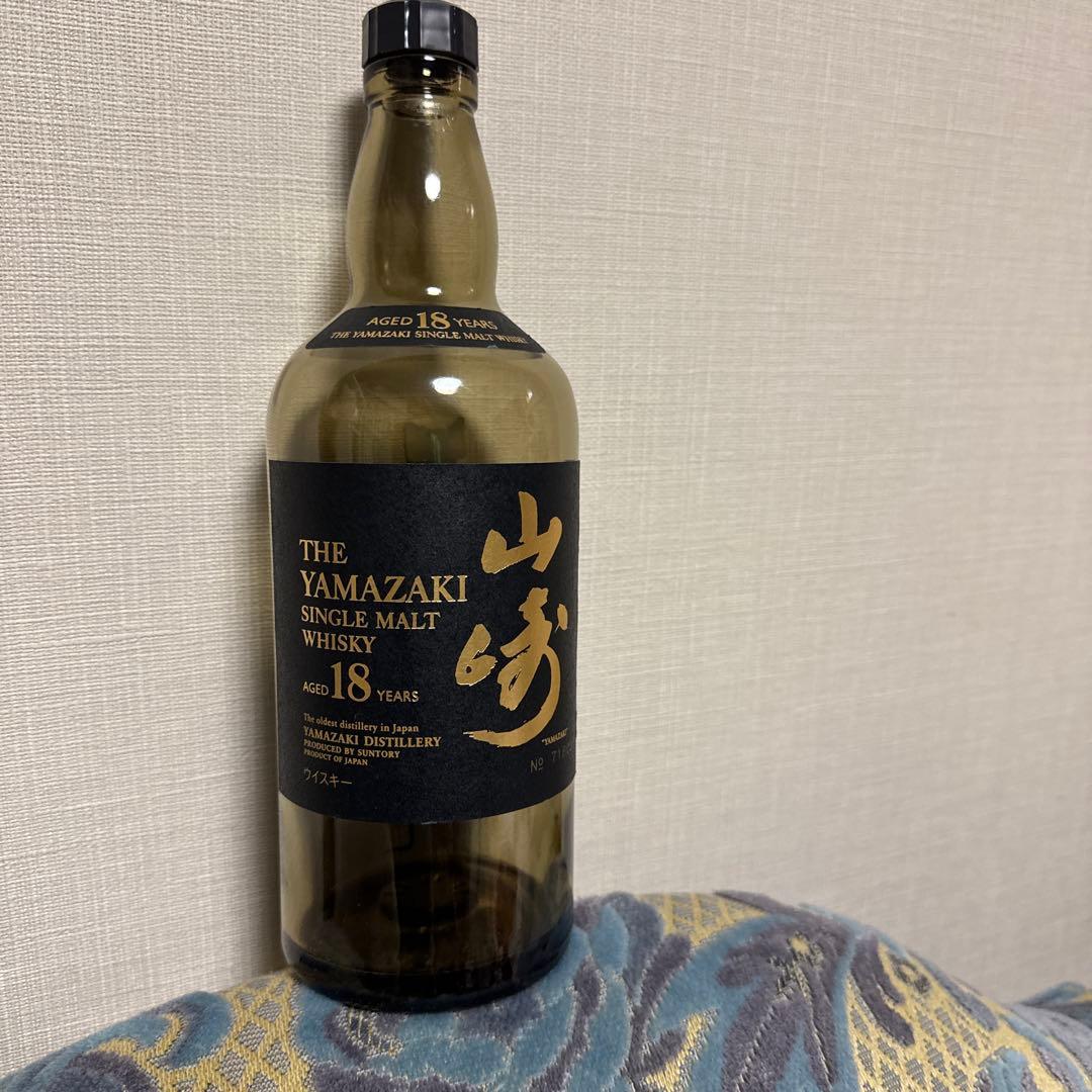 山崎 18年 シングルモルトウイスキー 700ml カラビン