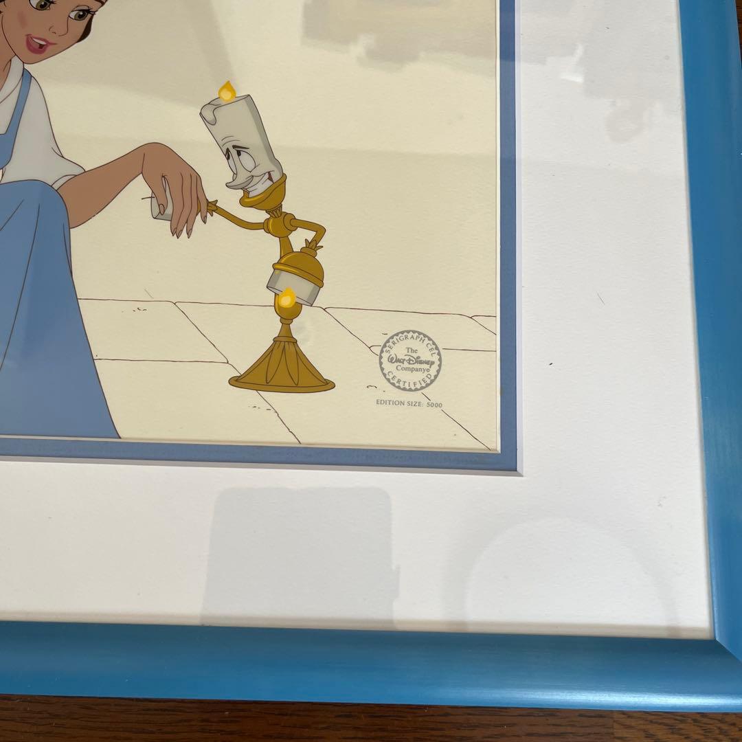 ディズニー　美女と野獣セル画　1990年代　5000枚限定