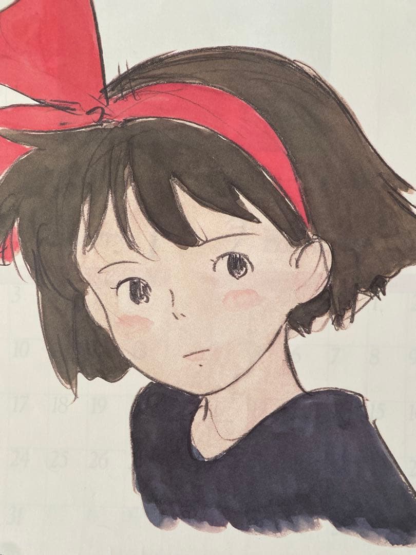 【激レア】魔女の宅急便　1990年　カレンダー　ジブリ　宮崎駿