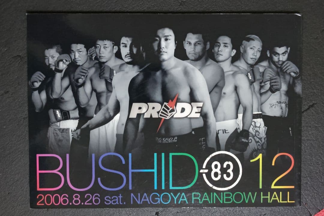 PRIDE 武士道パンフレット6冊セット