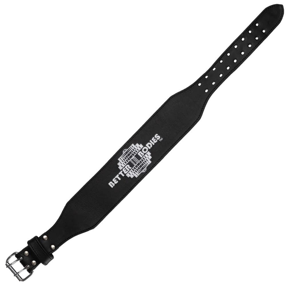 BETTER BODIES トレーニングベルト なめし革 Mサイズ 黒 GASP