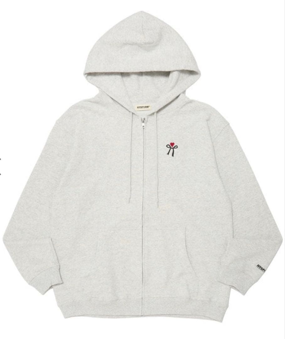 HYSFORM RIBBON TIE FULL ZIP HOODIE Mサイズ