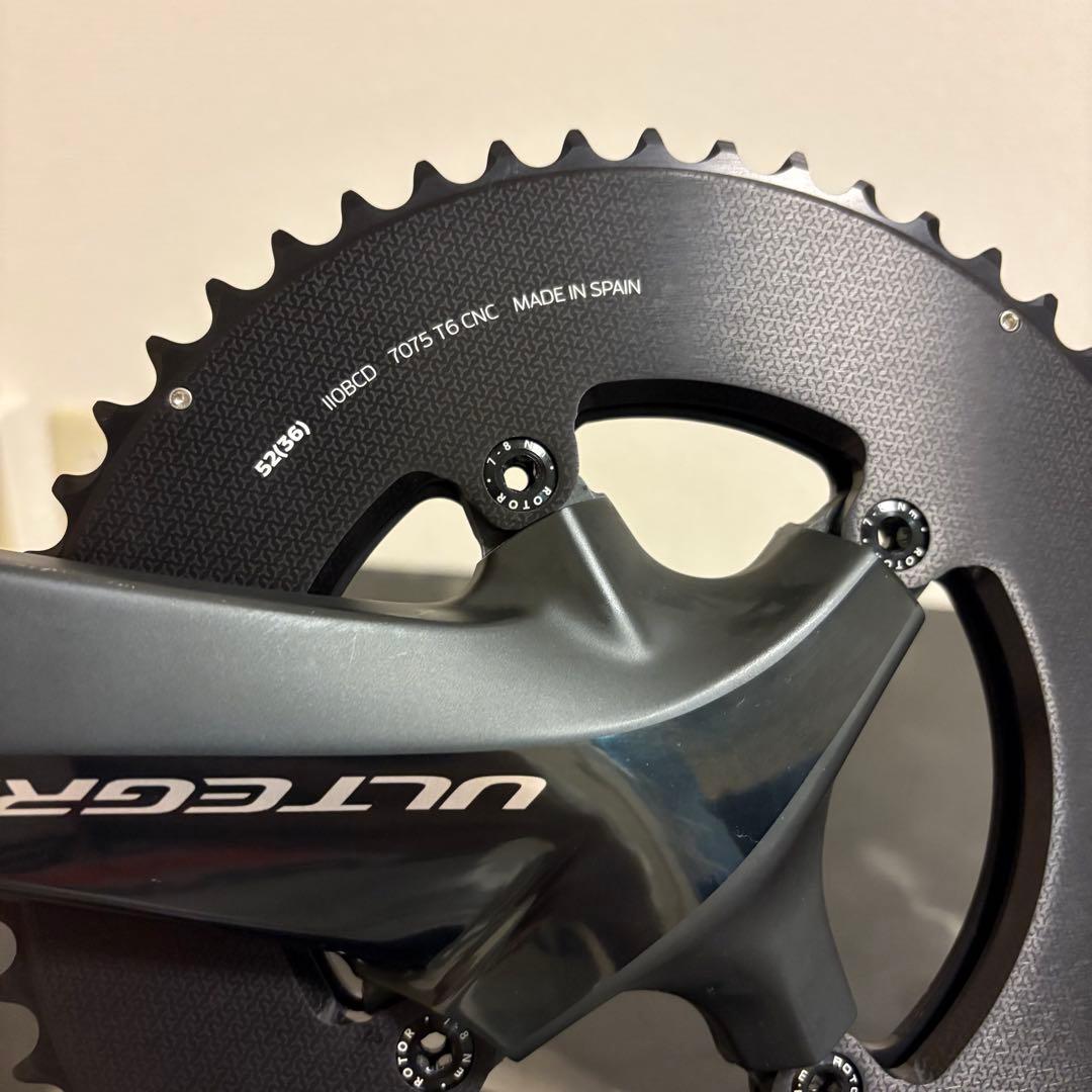 【値下げ】r8000 アルテグラ 165mm rotor 52t bcd110