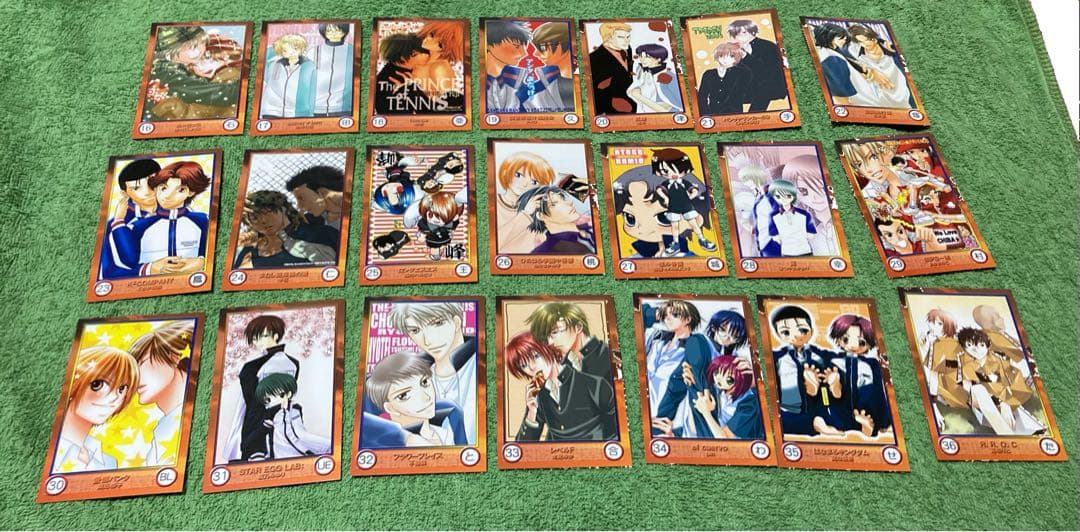 希少　2004 .2.8 テニスの王子様カードセット　非公式なグッツです。