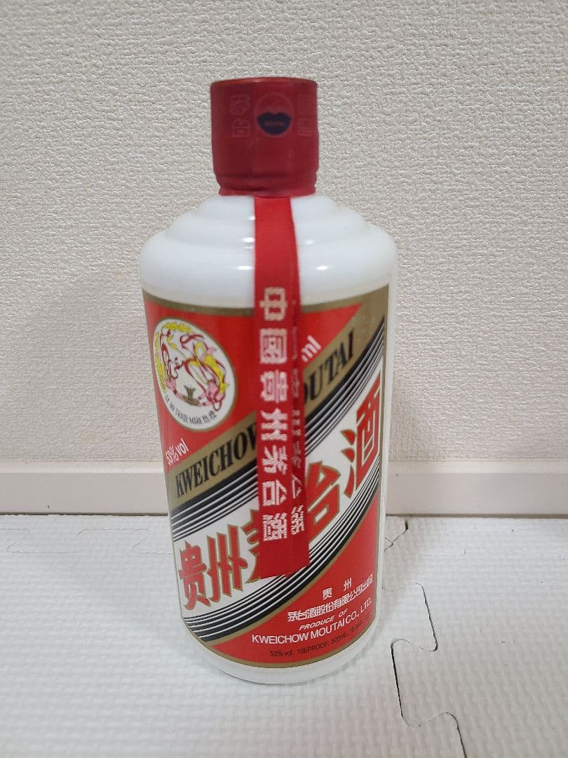 貴州茅台酒 2019年 天女ラベル 500ml 53% ミニグラス付