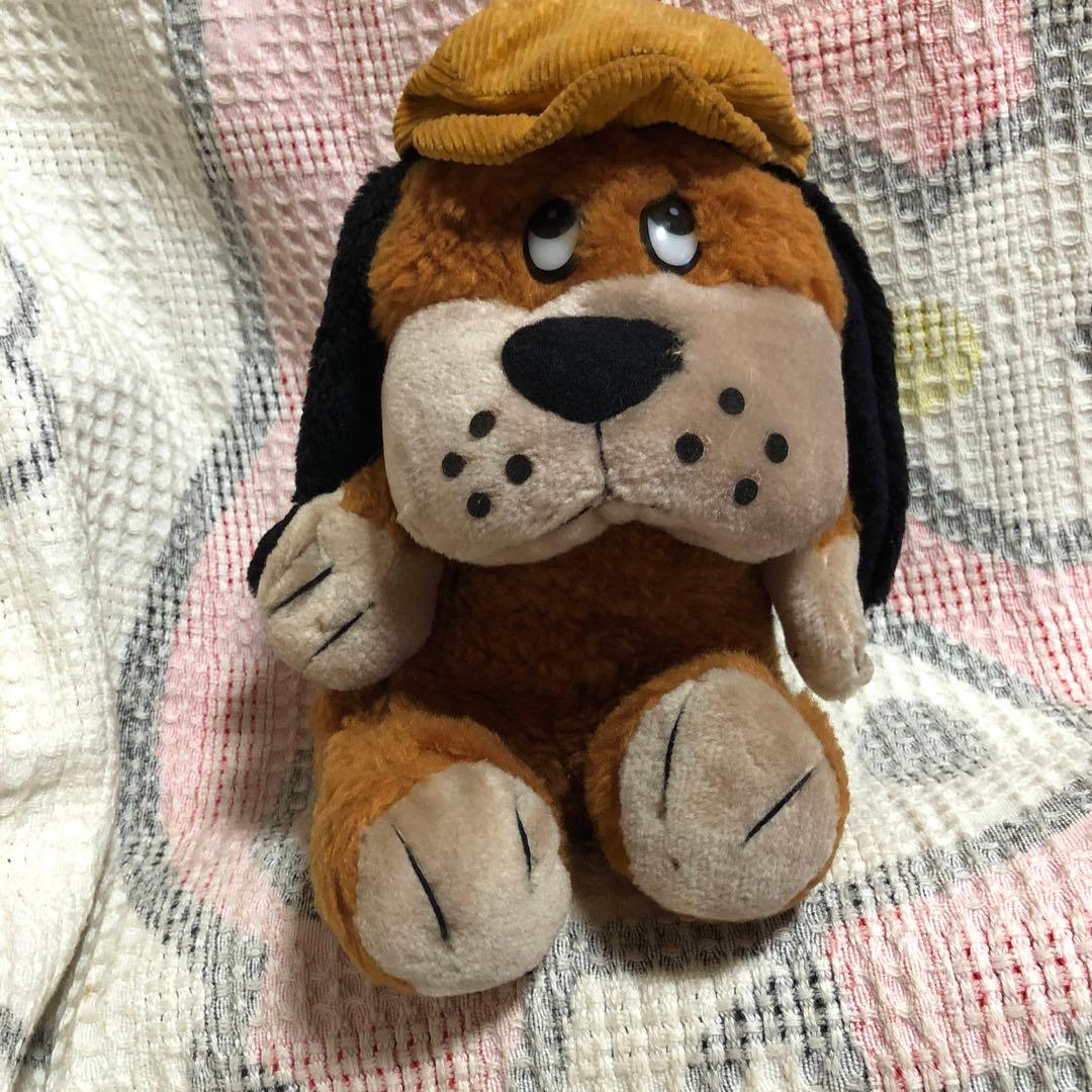 昭和レトロ　ヴィンテージ 犬　ぬいぐるみ　中古品　メーカー名不明