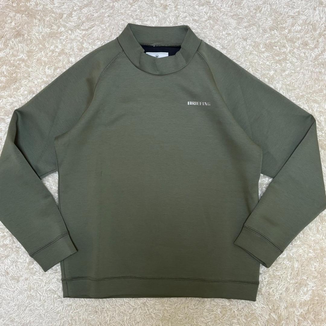 384　ブリーフィング ゴルフ スウェット メンズ カーキ