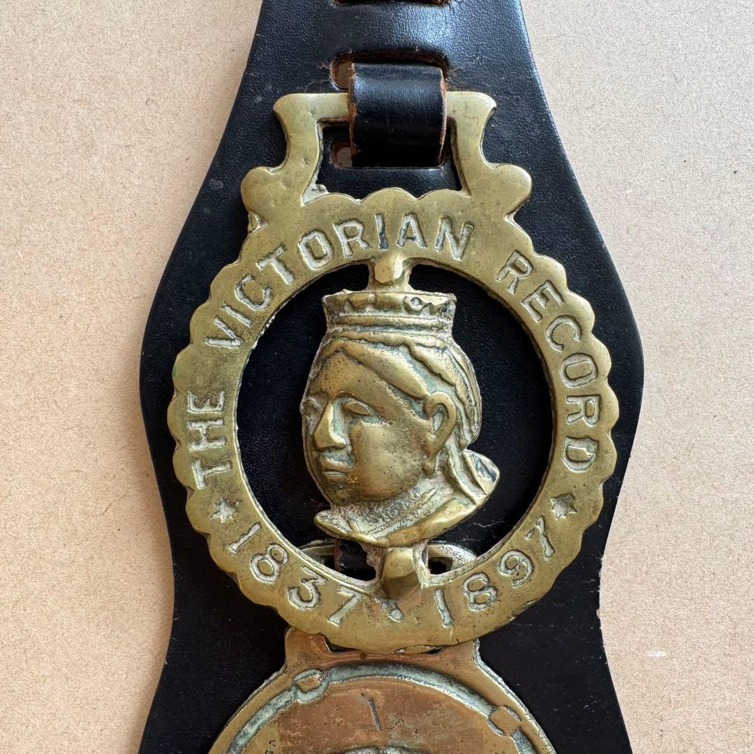 ホースブラス　馬具飾り　ビンテージ　イギリス　真鍮