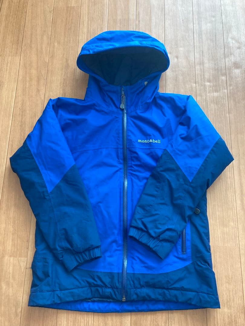 mont-bell スキーウェア 140 上下セット　パウダーステップパーカー