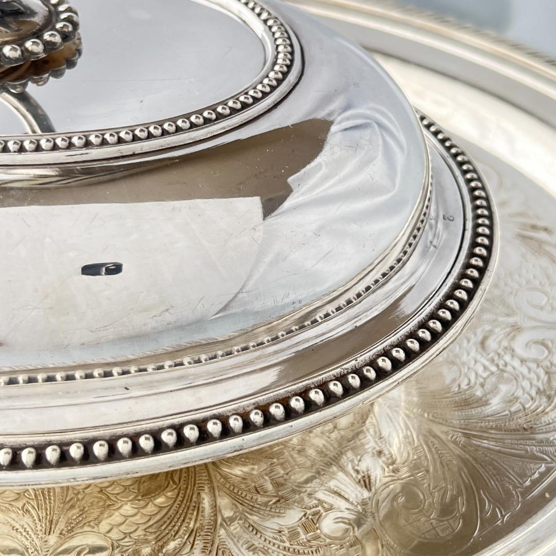 【Mappin&Webb】 マッピンアンドウェッブ パールのアントルメサーバー