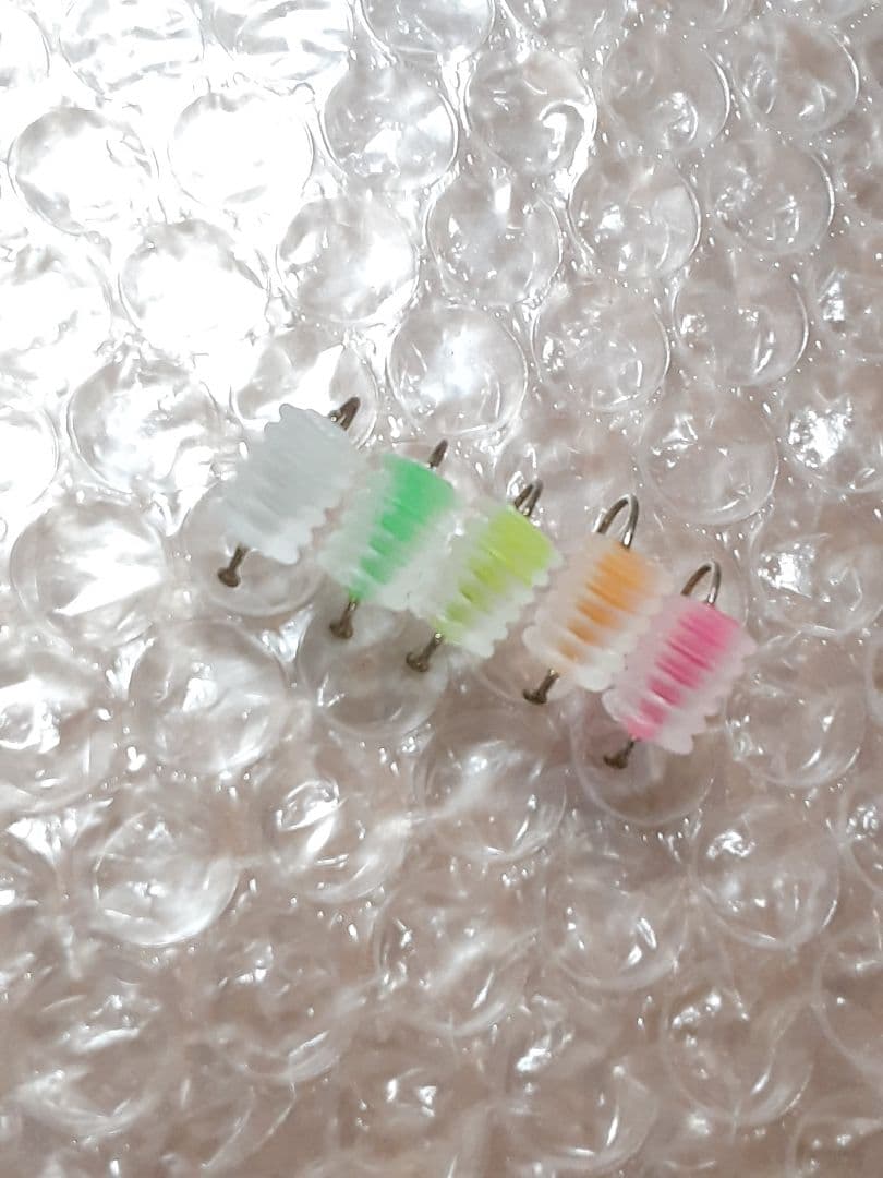 管釣り エリアトラウト ペレットルアー  グロー　5個　セット