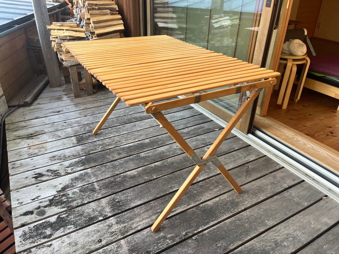 【廃盤】希少BYER OF MAINE バイヤーオブメイン ロールトップテーブル