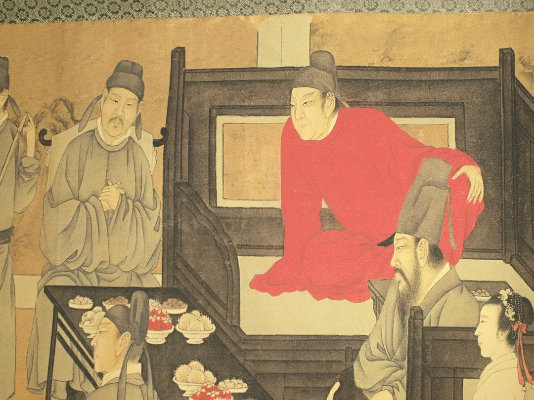 中国古美術 時代書道※激安骨董品 顾闳中 作 BD647A14-2