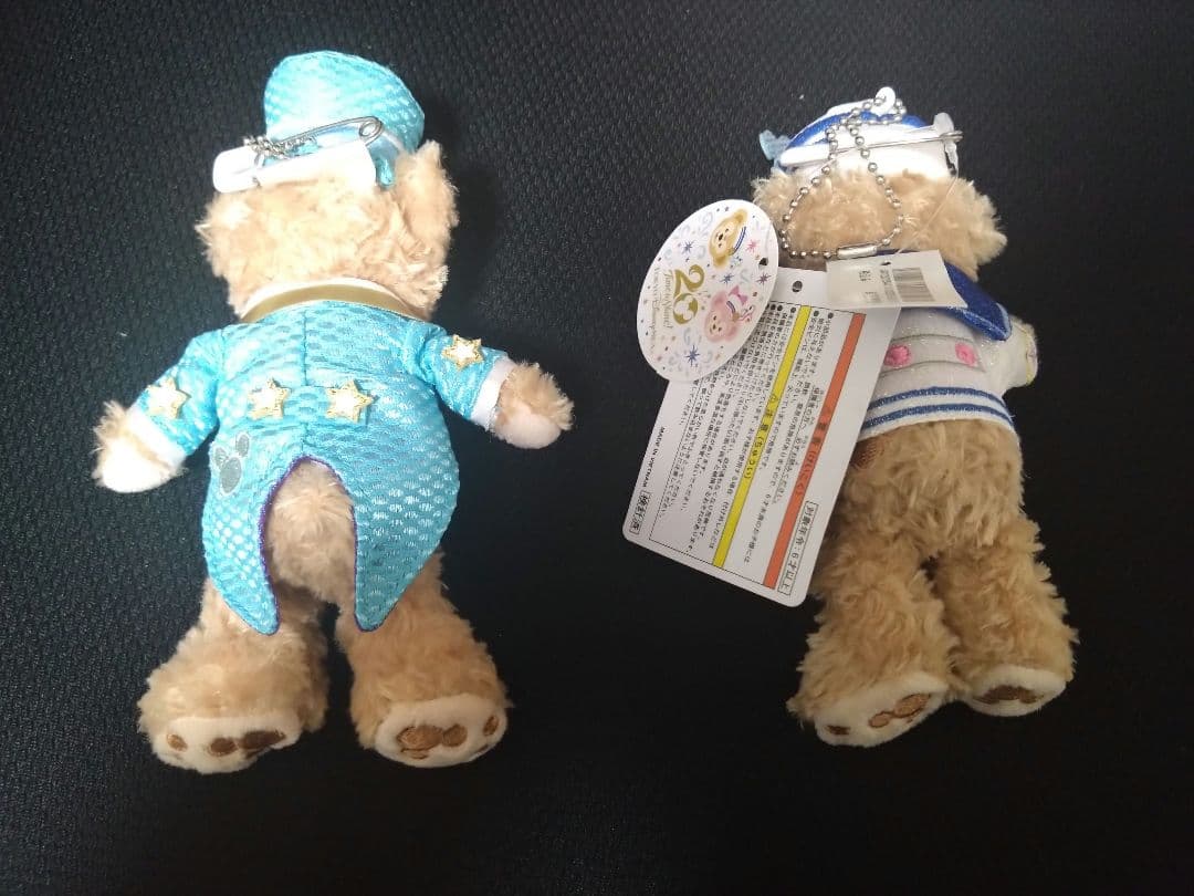 ダッフィー　ジェラトーニ　ステラルー　ぬいぐるみバッジ　チャーム　キーホルダー