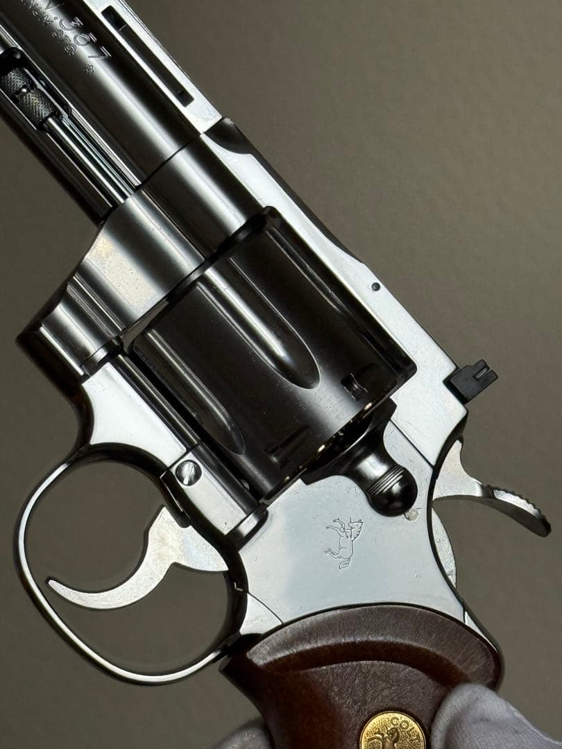 タナカ コルト パイソン 6インチ Rモデル ステンレス シルバー ガスガン