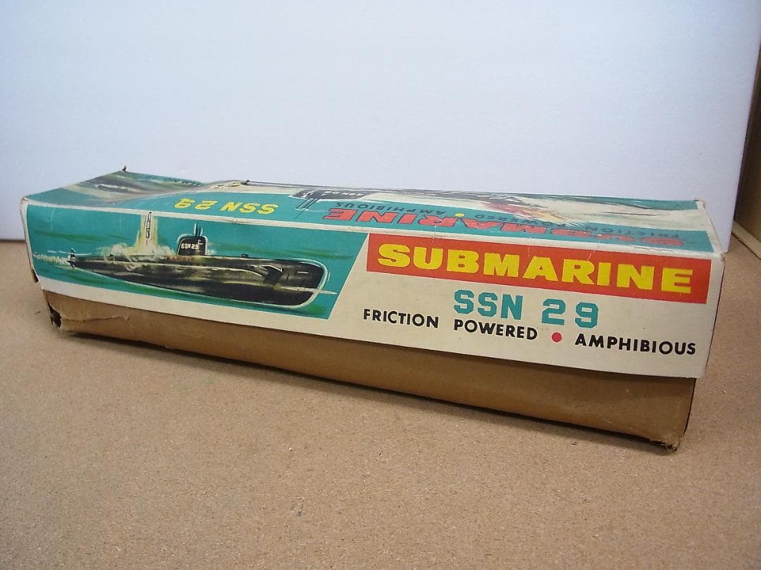 ヨネザワ　米澤玩具　サブマリン　SSN29　シーウルフ　潜水艦　ブリキ
