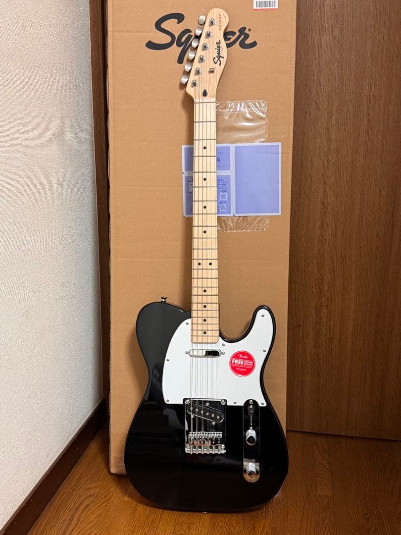 【極美品】Squier by Fender テレキャスター ブラック