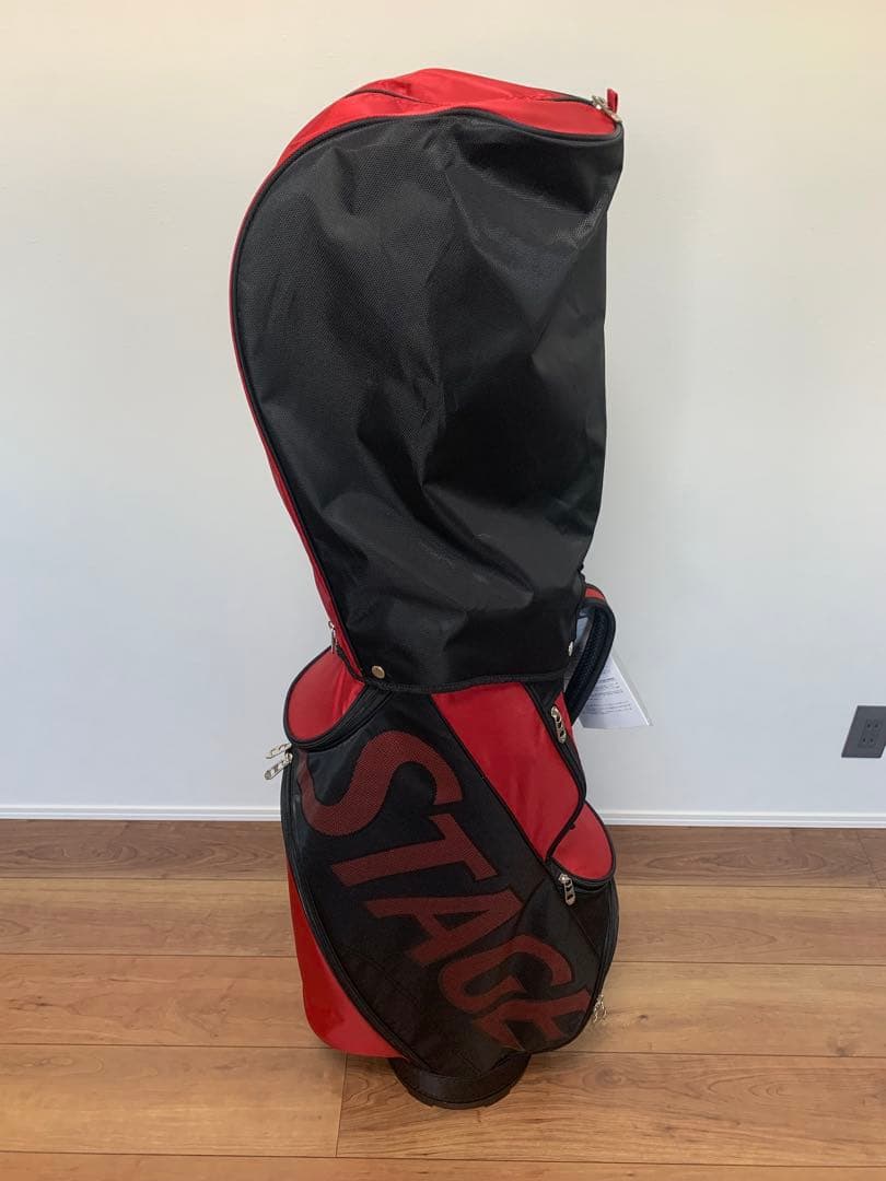 ツアーステージ　ゴルフバッグ　赤黒