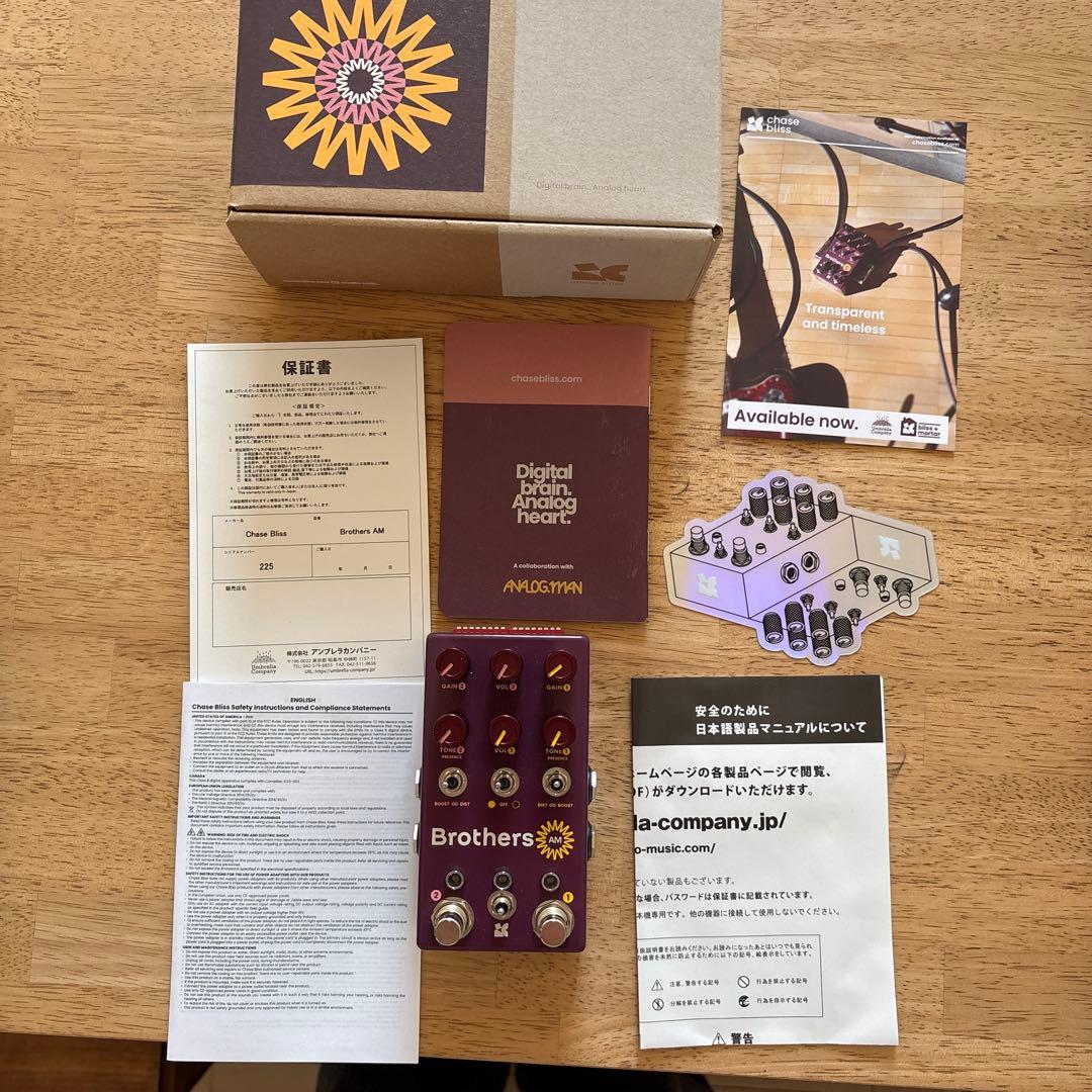 Chase Bliss Brothers AM ANALOGMANコラボ