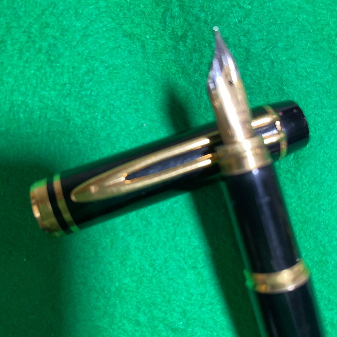 WATERMAN 万年筆　ブラック　18Kペン先　自宅保管品