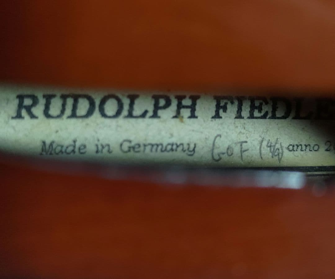 ルドルフフィドラー 4/4 ドイツ製 バイオリン RUDOLF FIEDLER