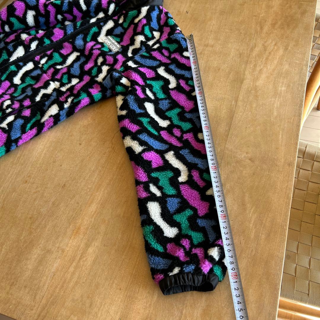 BEAMS GOLF カラフル フリースジャケット M★美品★保温性高し