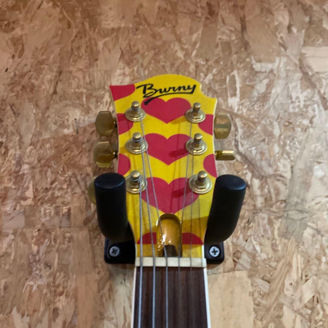 Burny イエローハート　hide MG ギター