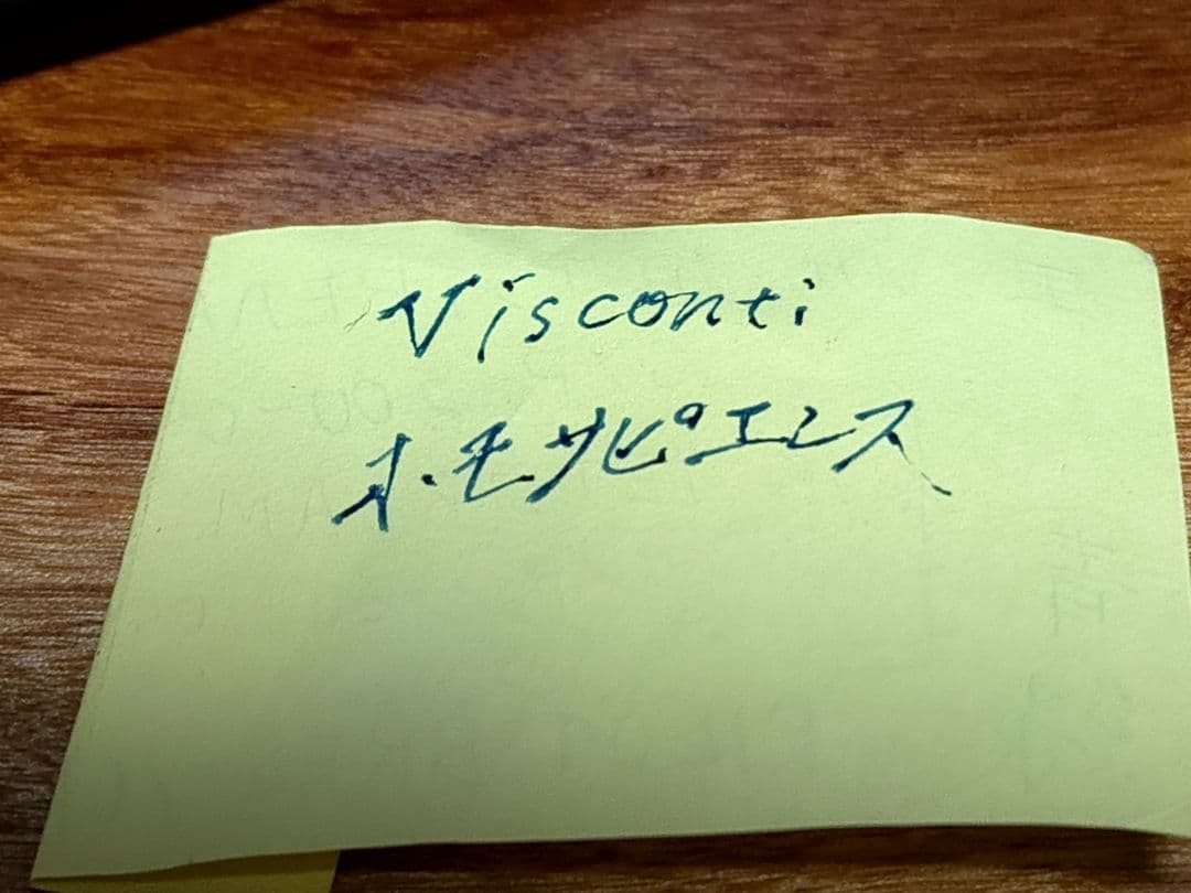 Visconti homo sapiens ホモサピエンス 万年筆