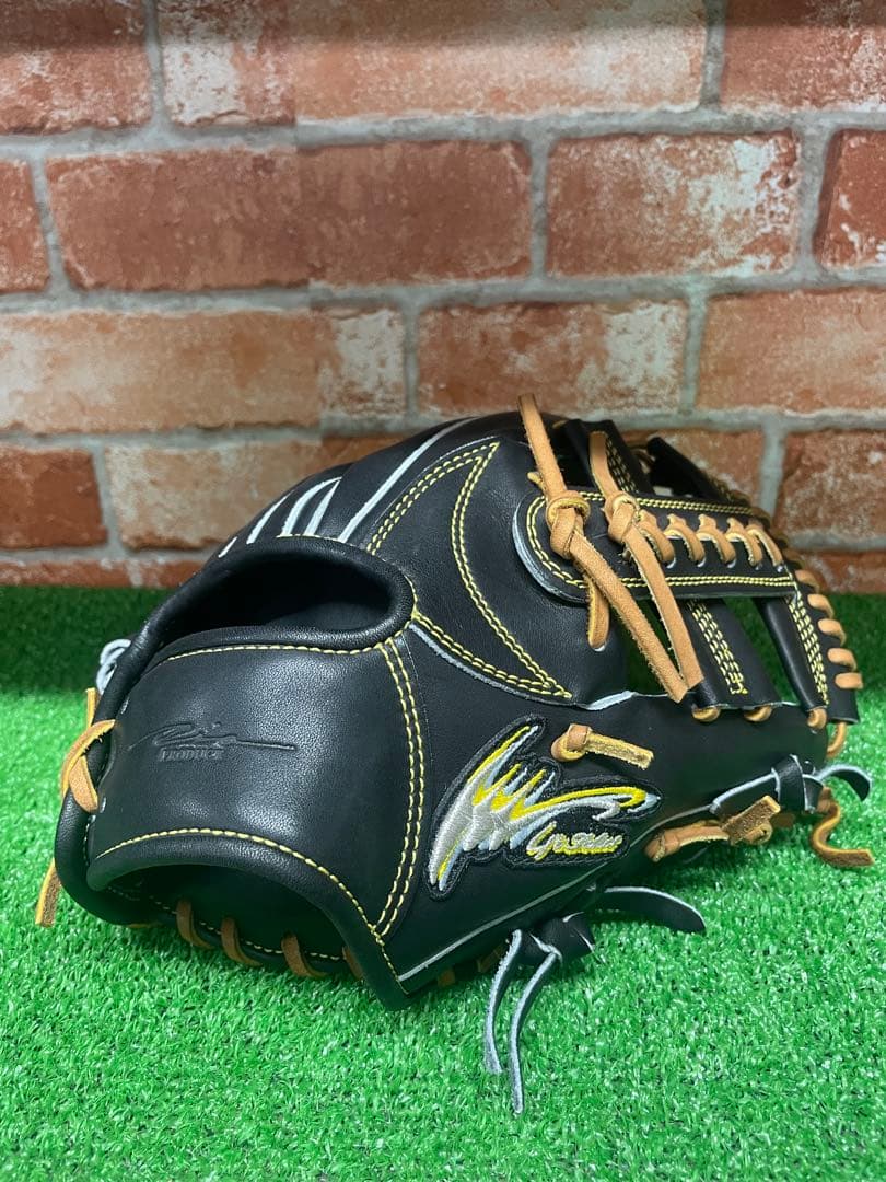 硬式野球グローブ ブラック/ブラウン