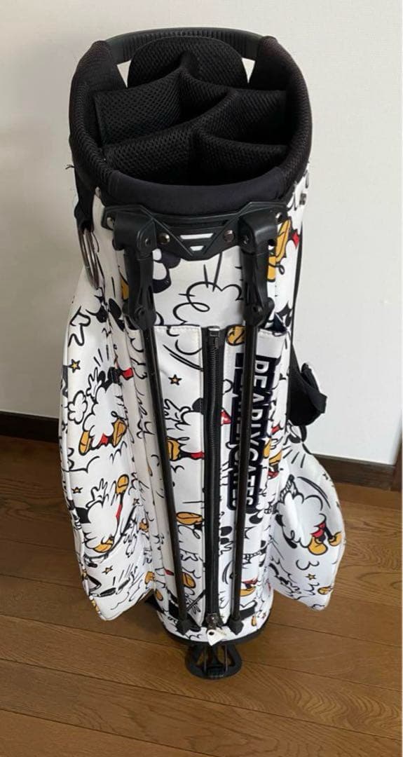 パーリーゲイツ 総柄 スタンド式 キャディバッグ ＜ミッキーシリーズ＞