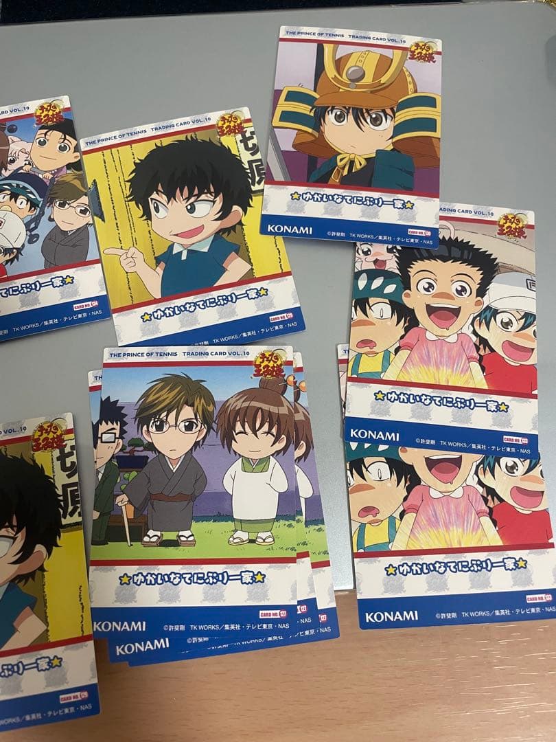 テニスの王子様ちびキャラバレンタイン＆トレカ手塚、越前、不二他