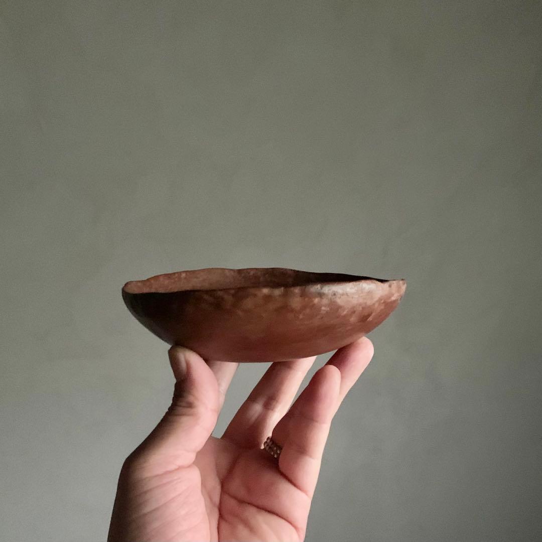 熊谷幸治 さんの 土器 No.2 平碗 現代美術 現代陶芸