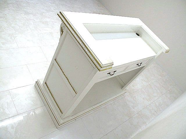 ロココ様式レジカウンター　　アンティーク調/ロココ調/レジ台/受付カウンター