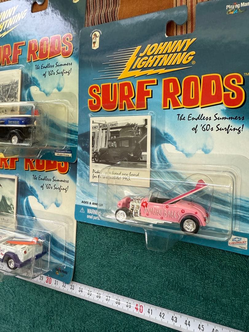 JohnnyLightning　SURF RODS ミニカー　マリブ　三台セット