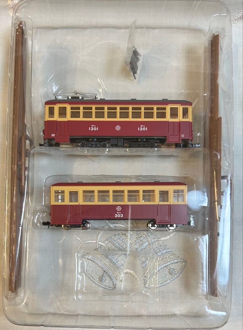 トミーテック 富井電鉄　猫屋線 直通用路面電気機関車＋客車/貨車セット　2両2点